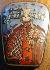 Weißblechdose Aschenputtel/Cinderella George W. Horner 1930er Toffee Bonboniere 