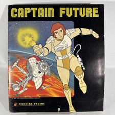 RAR Original Vintage 1980 Captain Future PANINI Sammelbild Sticker Album