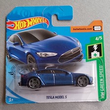 Hot Wheels Tesla Model S blau