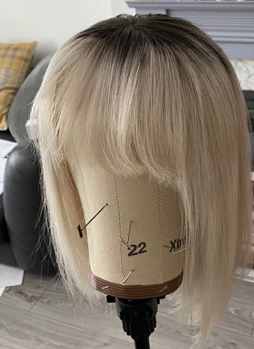 Nicole blond schwarz fransen - blond,