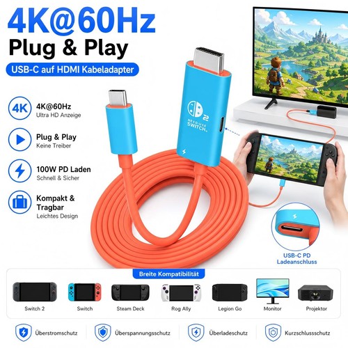 Switch hdmi verbindungskabel - 2,