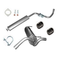 Komplett Auspuff+Anbausatz