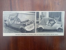 Voisin Biscooter, Kleinstwagen, micro car, 2 Bilder, Abbildung, 1957