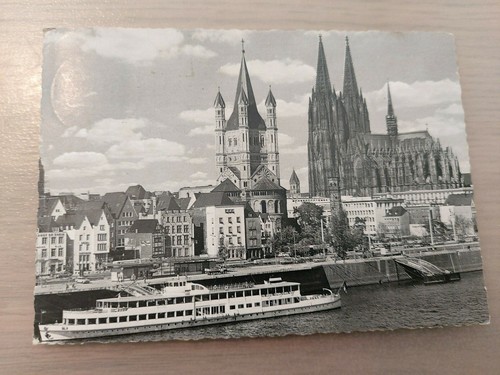 Postkarte köln rhein - köln, am