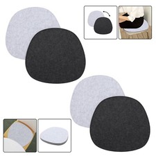 8x Filz Sitzauflage Oval