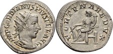 RÖMISCHE KAISERZEIT Antoninian 242-244 Gordian III.,   Original Münze #QB342