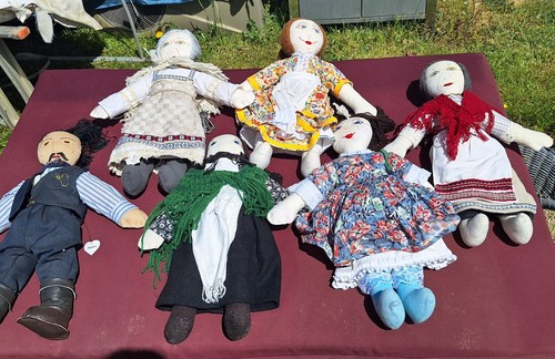 Handgemachte stoff puppen - handgemachte,