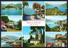 Bellagio Lago di Como ( Comer See ) Mehrbildkarte / gelaufen 1967