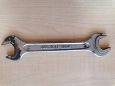 Doppelmaulschlüssel 17mm x 19mm MATADOR / Mercedes Benz mit starken Gebrauchsspu