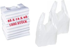 Plastiktragetasche-Weiß