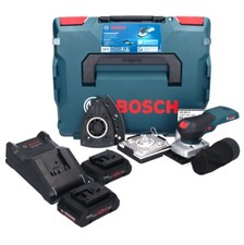 Bosch GSS 18V-13 Schwingschleifer 18 V + 2x ProCORE Akku 4,0 Ah + Lader + L-BOXX