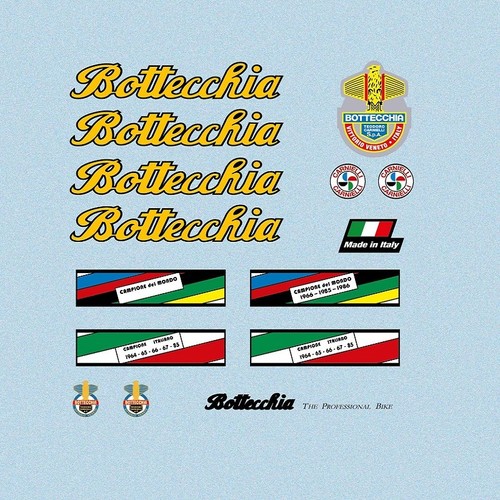 Bottecchia bicycle decals - bicycle,