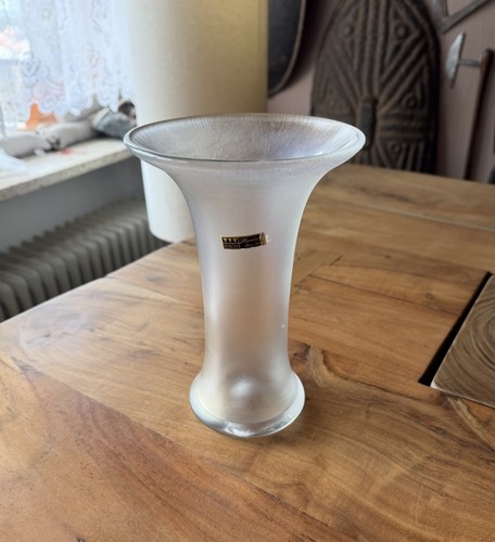 Vase glashütte eisch signiert - vase,