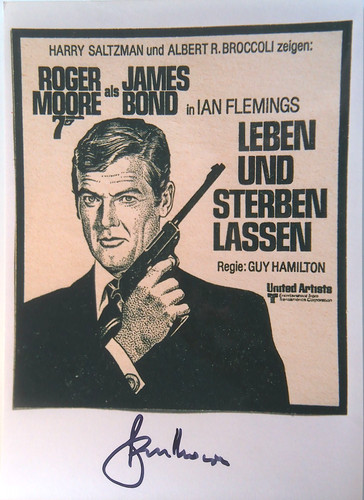 Roger moore orig - , autogramm