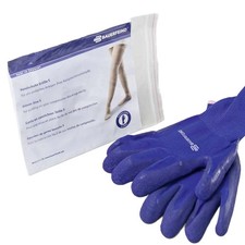 Bauerfeind VenoTrain Handschuhe für Kompressionsstrümpfe / Stützstrümpfe