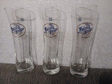 Weissbierglas, Weizenbierglas 0,5L, Maisel Segelglas, Designerglas 3 Stück neu