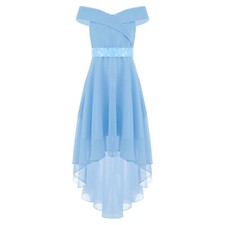 Kinder Mädchen Kleider Brautjungfer Ballkleid Bankett Chiffonkleid Junior Tanz