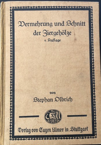 Olbrich vermehrung und - st.,,