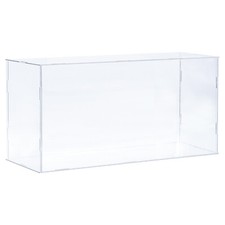 Display Kunststoff Box Aufbewahrungsbox Acryl Versammeln Staubdicht 41x16x20.5cm
