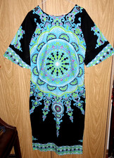 Afrika-Kleid Baumwolle bunt für Party