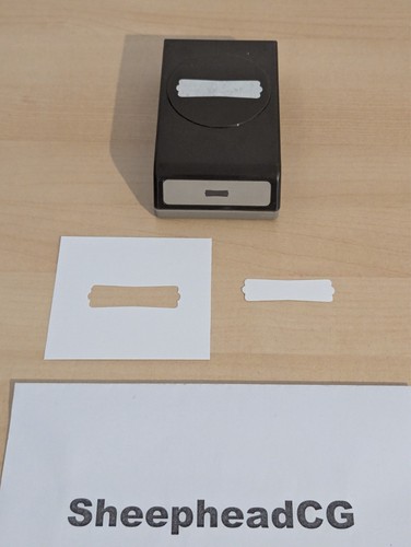 Stampin modern label tag - label,