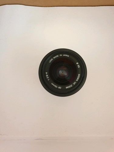 Kameraobjektiv sigma zoom - kameraobjektiv, uc
