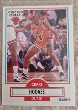 Top Rar Fleer 90 Basketball Craig Hodges Chicago Bulls #25