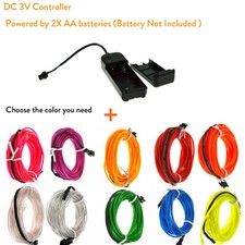 1M 3M 5M LED Neon Glow EL