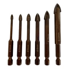 Glasbohrer Fliesenbohrer Keramikbohrer Natursteinbohrer 4 5 6 8 10 12mm HM TiN