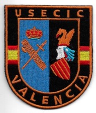 SPANIEN Policía USECIC Guardia Civil VALENCIA  Police Patch Polizei Abzeichen