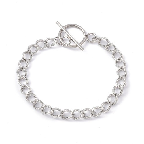 22cm edelstahl armband kette - edelstahl,