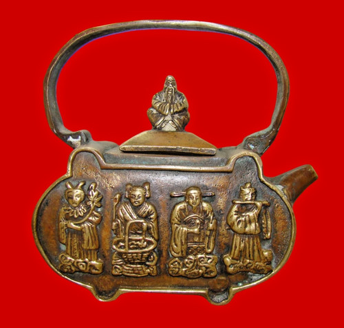 Chinesischer teekessel bronze - chinesischer,
