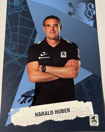 Harald huber autogrammkarte - harald,
