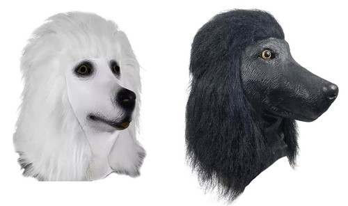 Erwachsene pudel hund maske - pudel,