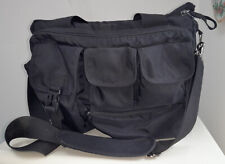 Lifewit Laptop-Umhängetasche, Nylon, Schwarz 