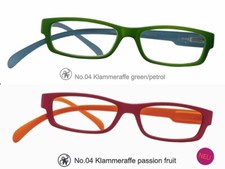 Klammeraffe Lesebrille Grün