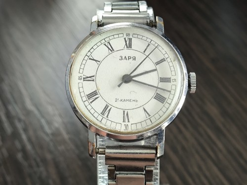 Vintage damenuhr von zarya - von,