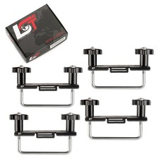 Dachbox Befestigung Pulverbeschichtet U-Bügel 80 mm Halterung für VW GOLF JETTA