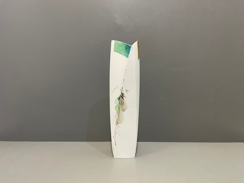 Meissen vase modern federn - vase,