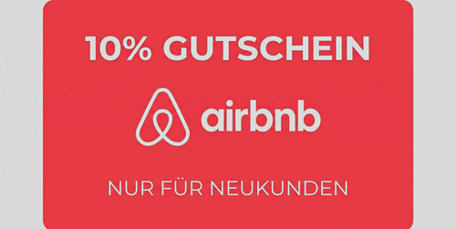 Airbnb neukunden gutschein - neukunden, 10%