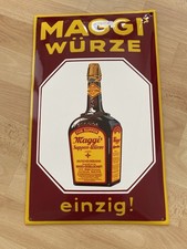 Maggi Emailedchild gewölbt Emaille sehr guter Zustand, 70er Jahre Preis für 1