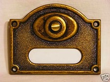 Türklingel Messing 1 Taste