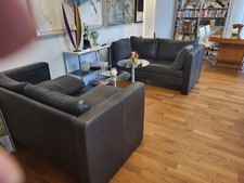 Cor-Ledersofa, Modell Conseta, schwarz