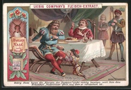 Sammelbild liebig zwerg - sammelbild, liebig,