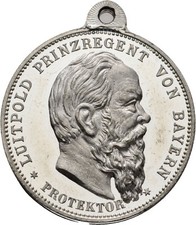 Medaille Bayern München Luitpold 1888   30 mm/ 11,3 g Original Münze #PRO236