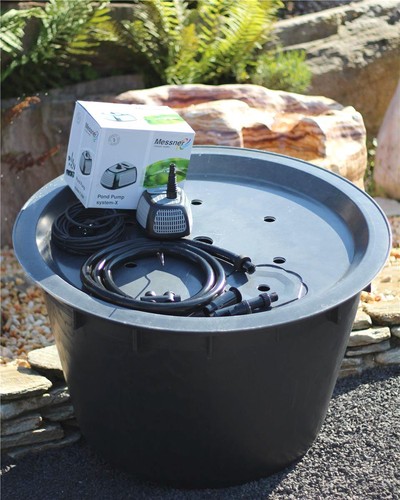 Becken mit gfk deckel ø - gfk,