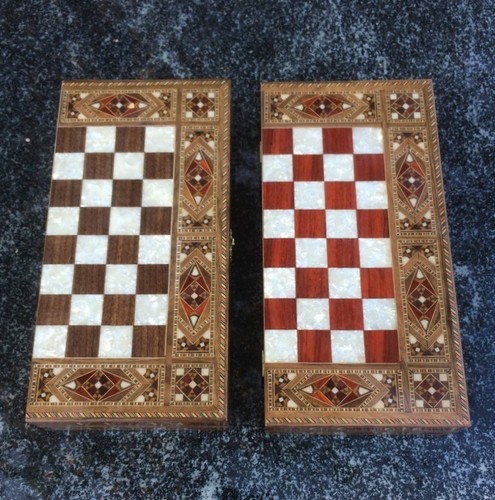 2er set backgammon - set,