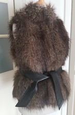 H&M Fellweste Weste Fell Faux