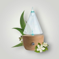 Puressentiel I'CONIC Diffusor für ätherische Öle – Holz & Glas Aromatherapie