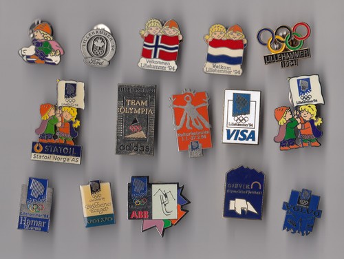 Olympische spiele 1994 - spiele, pin